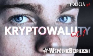 logo odcinka serii &quot;Wspólnie bezpieczni&quot; traktującego o kryptowalutach