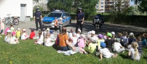 policjanci podczas zajęć