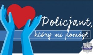 logo konkursu &quot;Policjant, który mi pomógł&quot; edycja 2021r.