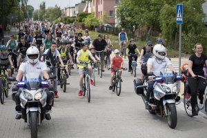 policjanci ruchu drogowego na służbie