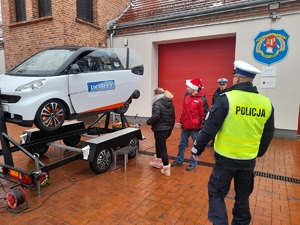 policjanci podczas działań