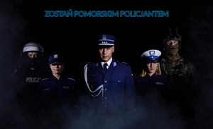 plakat dotyczący promocji zawodu policjanta