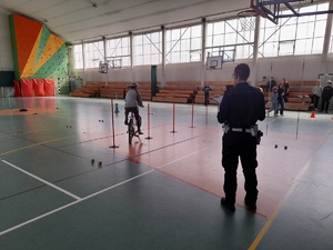 policjanci podczas turnieju