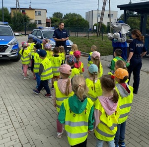 policjanci podczas zajęć