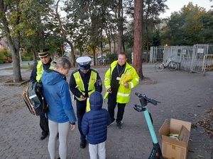 policjant podczas działań