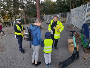 policjant podczas działań