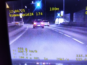 zdjęcie z policyjnego wideorejestratora
