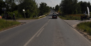 policjant na miejscu zdarzenia