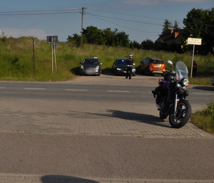 policjant na miejscu zdarzenia