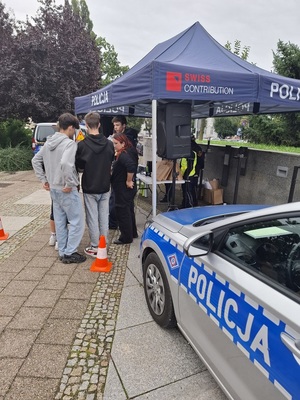 stoisko policyjne