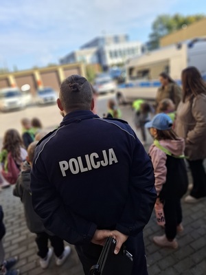 policjanci podczas zajęć