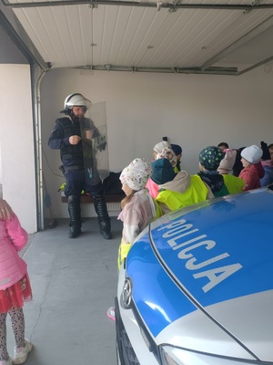 policjanci podczas zajęć