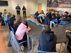 policjanci podczas zajęć