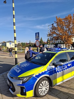 policjanci podczas działań