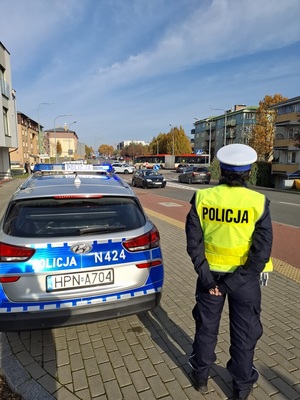 policjanci podczas działań