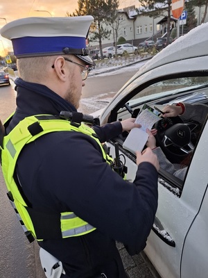 policjanci podczas działań